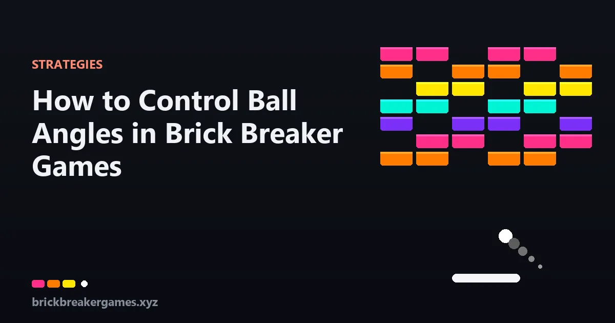 Diagram showing how paddle contact position maps to ball rebound angle
