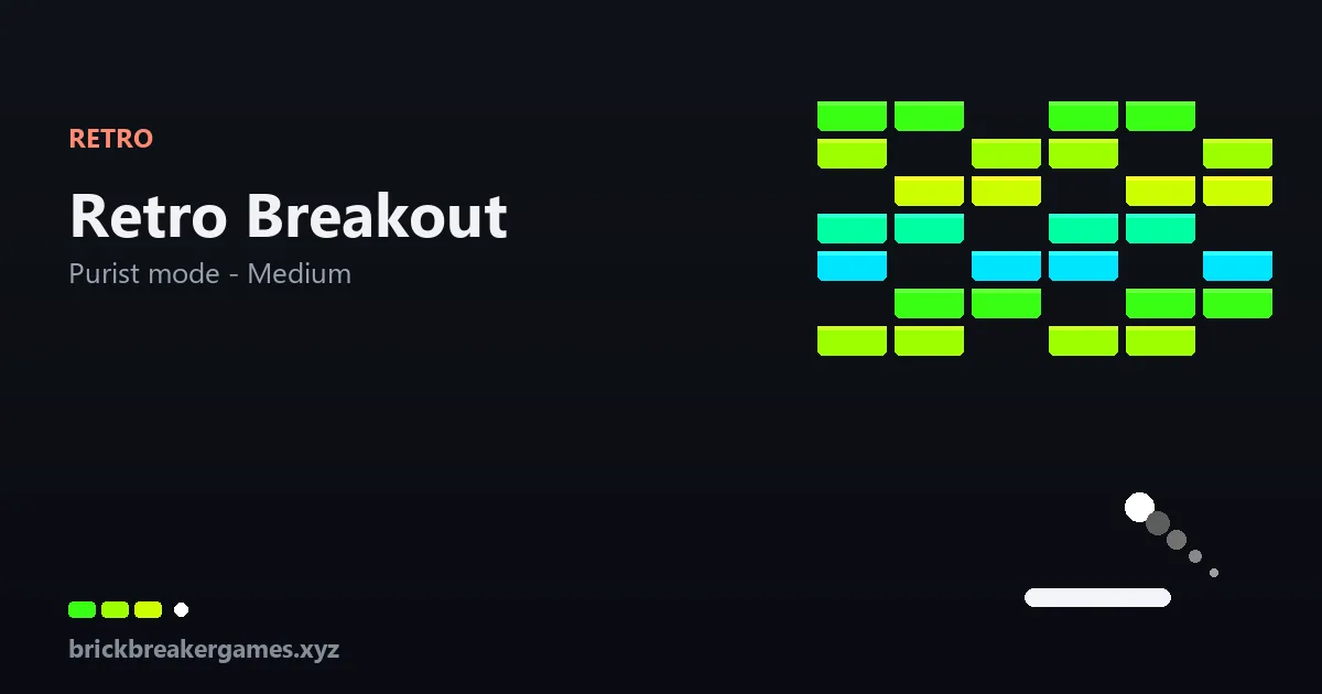 Retro Breakout gameplay thumbnail